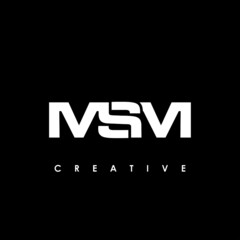 MSM Letter Initial Logo Design Template Vector Illustration