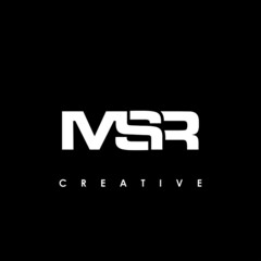 MSR Letter Initial Logo Design Template Vector Illustration