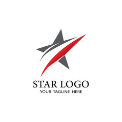 Star icon Template vector illustration design