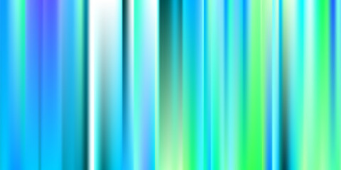 Holographic Soft. Vibrant Blue, Teal, Neon Concept