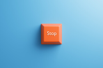 Stop - computer key