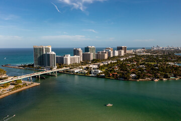 Aerial photo Haulover Miami Beach inlet