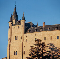 Fototapeta na wymiar Castle Segovia Spain.