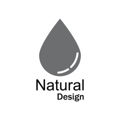 Fototapeta premium Water drop Logo Template vector illustration design