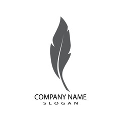 Feathers Logo Template vector symbol nature