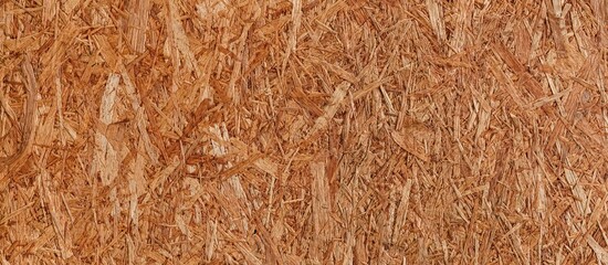 Panorama of Brown plywood wall texture and background seamless