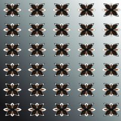 Seamless pattern. Beautiful batik seamless background. simple pattern