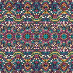 Geometric doodle colorful abstract decorative vector seamless ornamental pattern