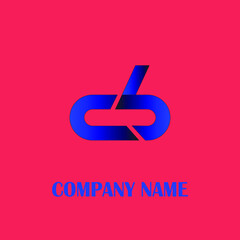 Vector design elements for company logos, CB alphabet, Modern logos, business company templates.