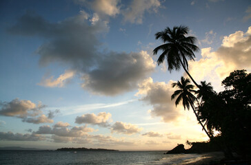 Fototapeta na wymiar Caribbean Sunset