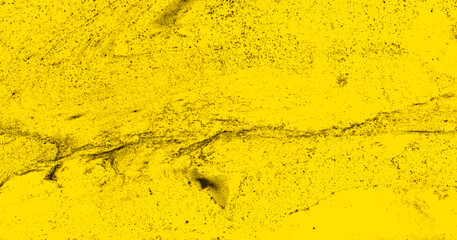 Abstract art background yellow fluid paint watercolor technique hand drawn illustration