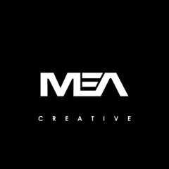 MEA Letter Initial Logo Design Template Vector Illustration