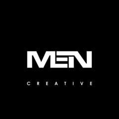 MEN Letter Initial Logo Design Template Vector Illustration