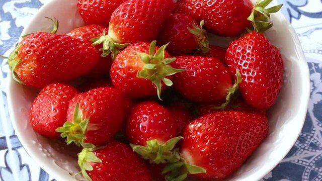 assiette de fraises