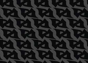 Vector texture background, seamless pattern. Hand drawn, black, grey colors.