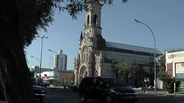 Cathedral of Rafaela (Catedral San Rafael), a City in the Province of Santa Fe, Argentina.