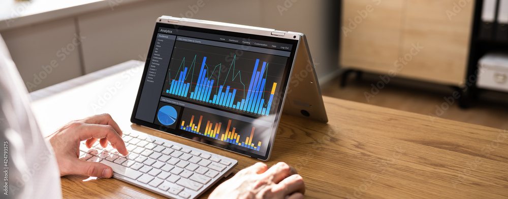 Aufkleber KPI Predictive Analytics Data Dashboard