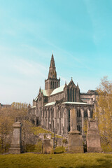 View of the Cathedral of Glasgow (High Kirk) from the Necropolis