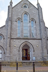 Fototapeta na wymiar Historical Augustinian church in Galway, Ireland