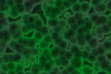 cute artistic green many organic cells digital art texture background illustration