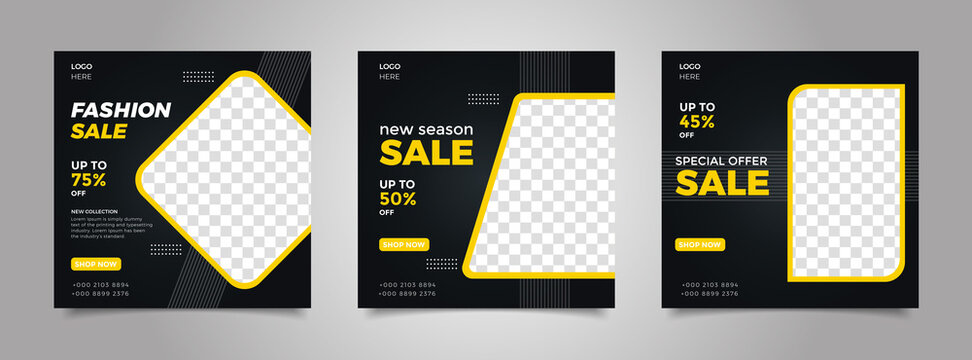 Fashion Sale Social Media Post Template