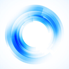 Geometric frame from circles, vector abstract background, wallpaper