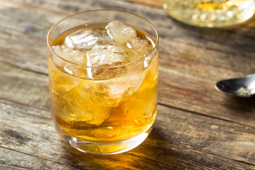 Refreshing Boozy Scotch Godfather Cocktail