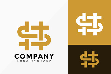 Luxury Letter S Dollar Business Logo Vector Design. Abstract emblem, designs concept, logos, logotype element for template.