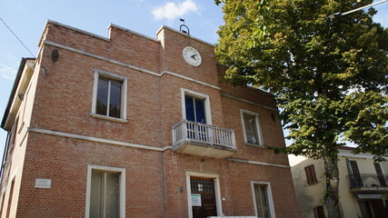 Obraz premium Museo dei mestieri nell'antico borgo marchigiano di Montemontanaro