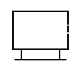 Fototapeta premium Television icon