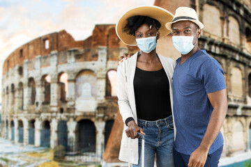 Young African Couple On Vacation