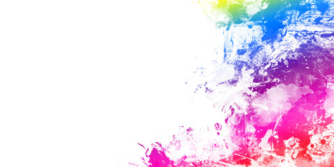 Bright watercolor stains abstract background