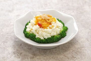 sai pang xie, chinese imitated crab dish made with eggs