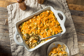 Homemade Cheesy Tuna Casserole