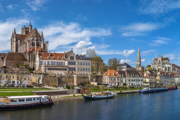 View of  Auxerre, France