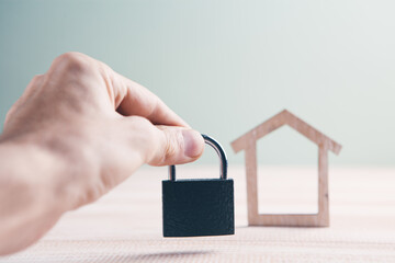 Family care and protection insurance concept