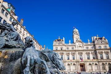 Fontaine de la Place des Terreaux de Lyon
