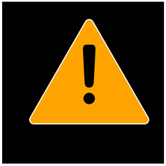 Caution Warning Sign,Vector Illustration, Isolate On White Background Label. EPS10