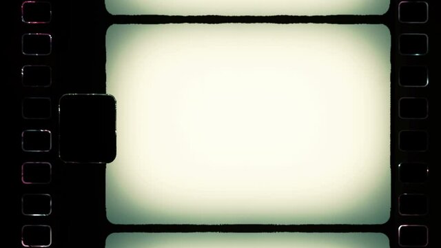 Retro vintage animation frame with vibrating windows and effects for playing digital video in the genre of old film footage. This frame will help you create an imitation of archive films

