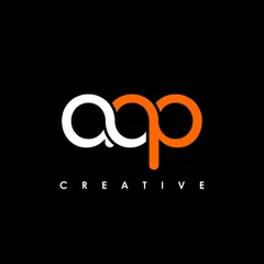 Foto op Plexiglas AAP Letter Initial Logo Design Template Vector Illustration © makrufi