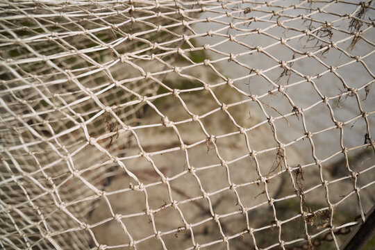 white fishing net