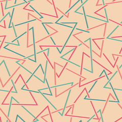 Seamless repeating pattern of triangles