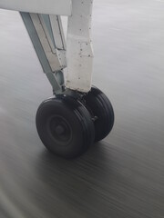 air-plane tyre wet