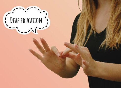 Concept image for deaf education