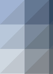 Abstract color Low-Polygones Generative Art background illustration