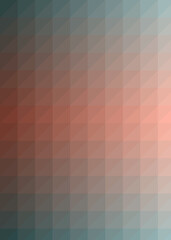 Abstract color Low-Polygones Generative Art background illustration