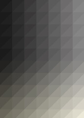 Abstract color Low-Polygones Generative Art background illustration