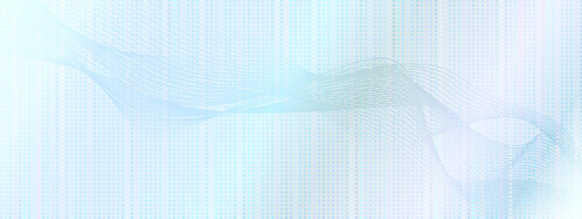 Abstract background with bright blue gradient. Fresh ice background. Pixel grid. Wave. Mosaic. Illustration. Use as a background, base, banner. 