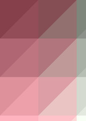 Fototapeta premium Abstract color Low-Polygones Generative Art background illustration