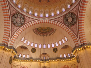Naklejka premium Inside of Suleymaniye Mosque